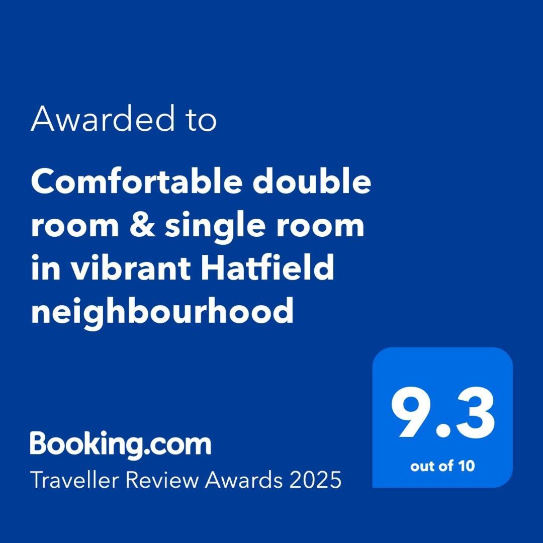 Comfortable Double Room & Single Room In Vibrant Hatfield Neighbourhood Bagian luar foto